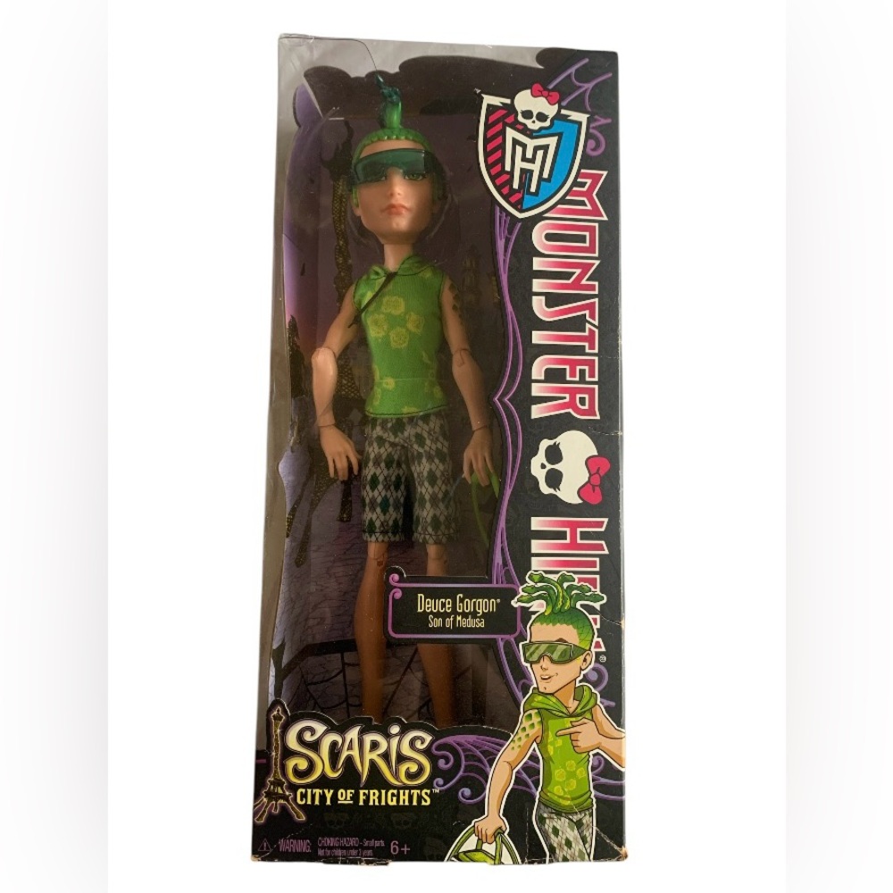 Monster High Deuce Gorgon Scaris City of Frights Doll In Box Mattel Collectible